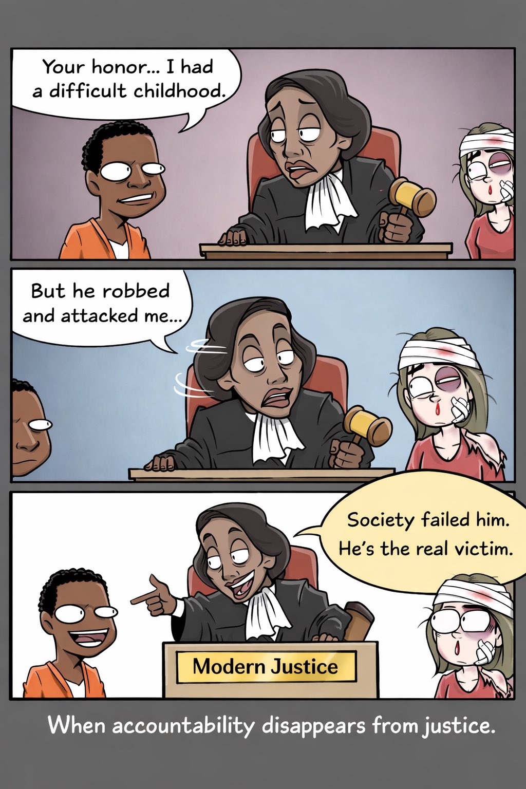 Corrupt woke justices don't enforce accountability