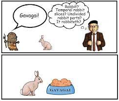 "Gavagai" could mean many different things without further context.