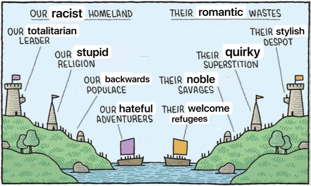 How the Left views the West and the non-West.