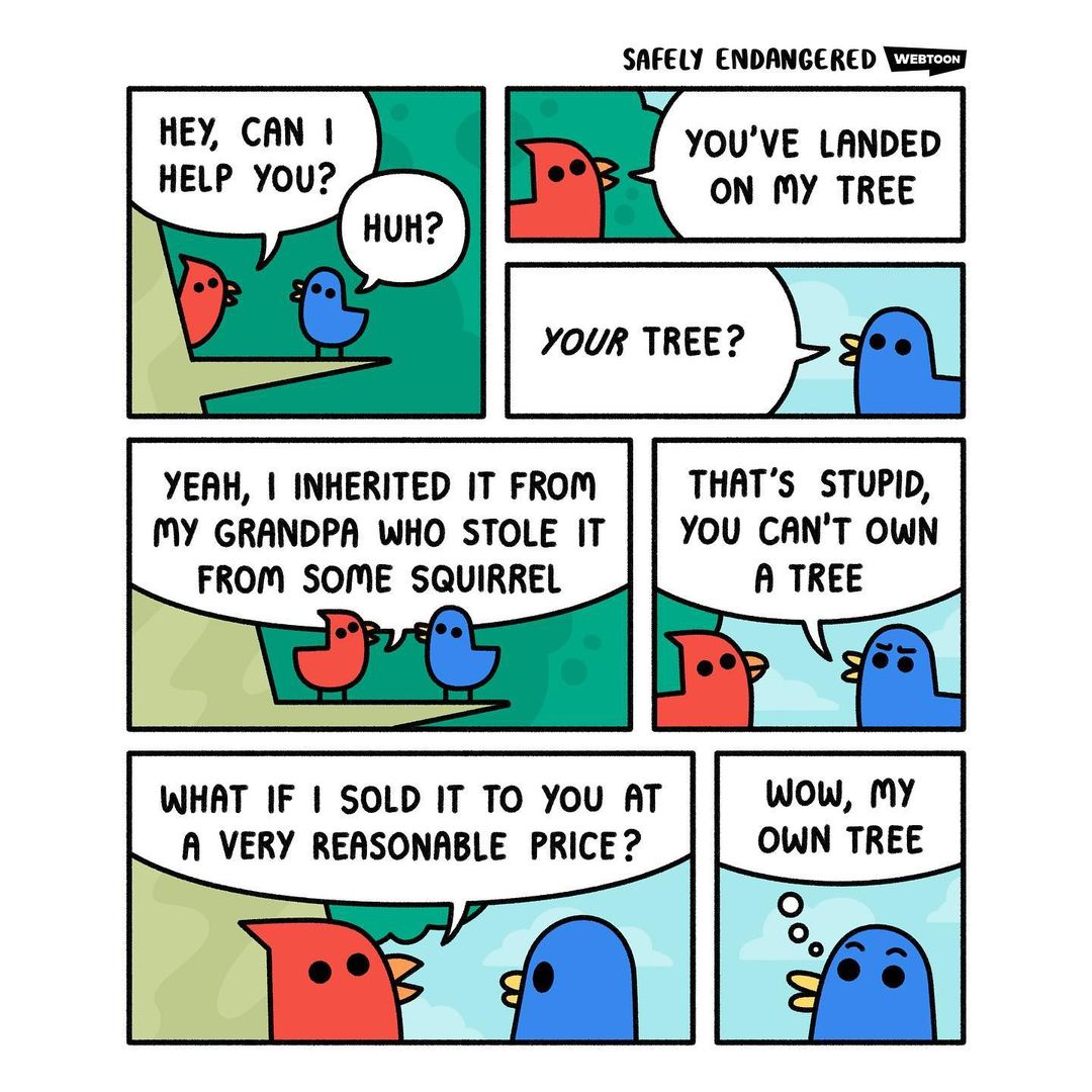 Can people own nature comic